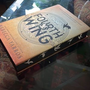 First Edition Fourth Wing by Rebecca Yarros Hardback Book Recent Release Fantasy